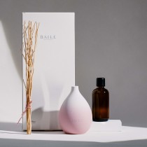 漸層磨砂陶瓷/擴香精油禮盒組【Fionnoula】100ml